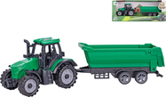 Traktor s vlečkou 18cm voľný chod