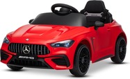Mercedes CLE 12V elektromos kisautó hátsókerék-meghajtással, piros, egyszemélyes, Lítium