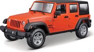 Maisto - 2015 Jeep Wrangler Unlimited, metal oranžový, 1:24
