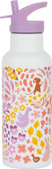 A Little Lovely Company - nerezová fľaša na pitie, 500 ml - kvetinová záhradka