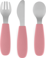 PETITE&amp;MARS Sada príborov s nerezovej ocele Take&amp;Match Dusty Rose 12m+