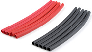 Zmršťovacia bužírka 2.4mm červená + čierna (10)