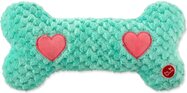 Hračka Dog Fantasy Cuddle Kost nahřívací tyrkysová 30cm