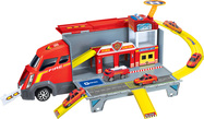 Camion stație de pompieri pliabil cu efecte 46cm