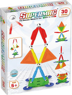 SUPERMAG magnetická stavebnica Multicolor 30ks