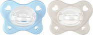 CHICCO Cumlík Physio Dual Soft silikónový chlapec 2-6m, 2k s
