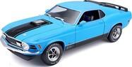 Maisto - 1970 Ford Mustang Mach 1, modrý, 1:18