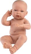 Llorens 84302 NEW BORN DIEVČATKO- realistické bábätko s celovinylovým telom - 43 cm