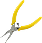 Modelcraft pinzas de aguja rectas de acero inoxidable