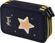 BAAGL Schulmäppchen dreistöckig Unicorn Gold