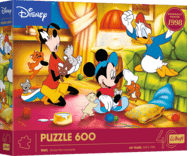 Trefl Puzzle 600 Výročné - Mickey Mouse a priatelia