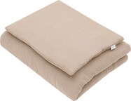 Mušelínový set s výplňou New Baby 80x70 cm béžový