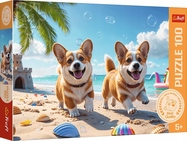 Trefl Puzzle 100 dielikov psík Corgi