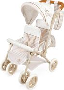 DeCuevas 90378 Carucior pliabil pentru papusi gemene cu geanta Verona 2024 - 72 cm