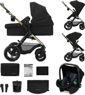 KINDERKRAFT Kočík kombinovaný 3v1 Moov 2 XL Air Black