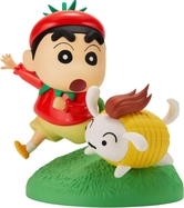 Bandai Crayon Shinchan - Vignette Figurica Zelenjavni kostum