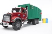 Bruder 2812 Nákladné auto MACK Granit smetiar zelený