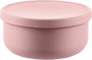 Silikónová miska s viečkom, Old Pink