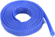 Ochranný káblový oplet 10mm modrý (1m)