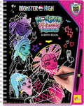 Monster High Vyškrabávacie omaľovánky Kamarátky navždy