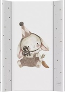 CEBA Podložka prebaľovacia 2-hranná s pevnou doskou (50x70) Ultra Light Clown Bunny