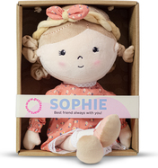 PETITE&amp;MARS Bábika plyšová Sophie 0m+, 35 cm