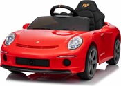 Elektrické autíčko RUF GT 12V, červené, Otváracie dvere, 2.4 GHz diaľkové ovládanie, LED s