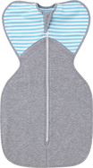 LOVE TO DREAM Rychlozavinovačka Swaddle Up Winter, Turquoise 6 - 8,5kg
