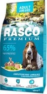 Krmivo Rasco Premium Adult jahňacie s ryžou 15kg