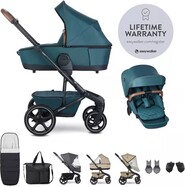 EASYWALKER Set XXL kolica kombinirana Harvey5 Premium Jade Green s dodacima