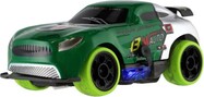 Auto RC závodné 2,4 GHz plast 12cm na batérie so svetlom zelené