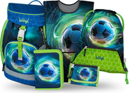 BAAGL SET 5 Airy Palla da Calcio: zaino, astuccio, sacchetto, grembiule, portafoglio