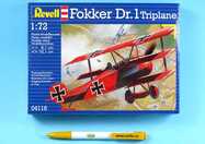 Plastikmodellbausatz Flugzeug 04116 - 'Fokker DR. 1 Dreidecker (1:72)