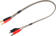 Nabíjací kábel Pro - krokodílky 14AWG 40cm