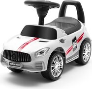 Detské odrážadlo so zvukom Baby Mix RACER biele