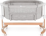 PETITE&amp;MARS Postieľka detská polohovateľná s funkciou kolísky Glory 2v1 Mocha Beige
