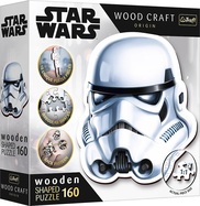 Trefl Drevené puzzle 160 dielikov - Stormtrooperova helma