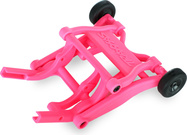 Traxxas sada oporných koliesok (wheelie) ružová