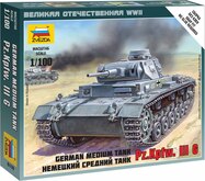 Wargames (WWII) tank 6119 - German Tank Panzer III (1:100)
