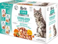 Kapsička Brit Care Cat Flavour box Sterilized filety v omáčke Multi 12x85g