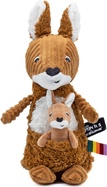 Ptipotos Plüsch-Känguru Allezou braun - Mama mit Baby