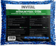 Akváriový štrk modrý 4-8 mm 3kg