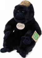 Peluche gorilla seduto 23 cm ECOLOGICO