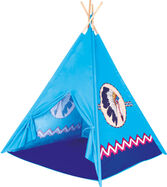 Bino Detský stan TeePee modrý