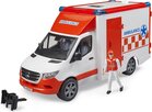 Bruder MB Sprinter Krankenwagen mit Fahrer