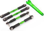 Traxxas ojnička 39/49mm hliníková zelená (2+2)