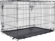 Klietka Dog Fantasy skladacia XL 2 dvere 106x69x77cm