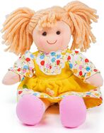 Bigjigs Toys Stoffpuppe Daisy 28 cm