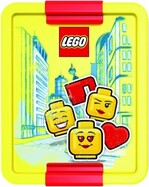 LEGO® ICONIC Girl box na desiatu - žltá / červená