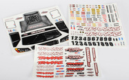 Traxxas samolepky: Slash 4x4